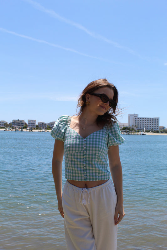 Mint Lagoon Top