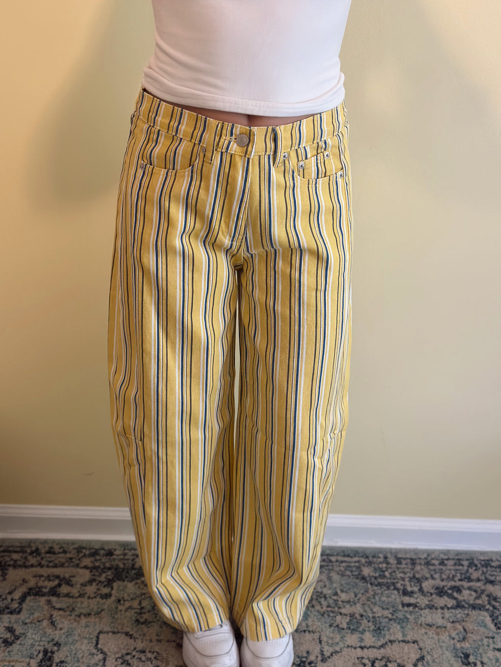 Sunwashed Stripe Jeans