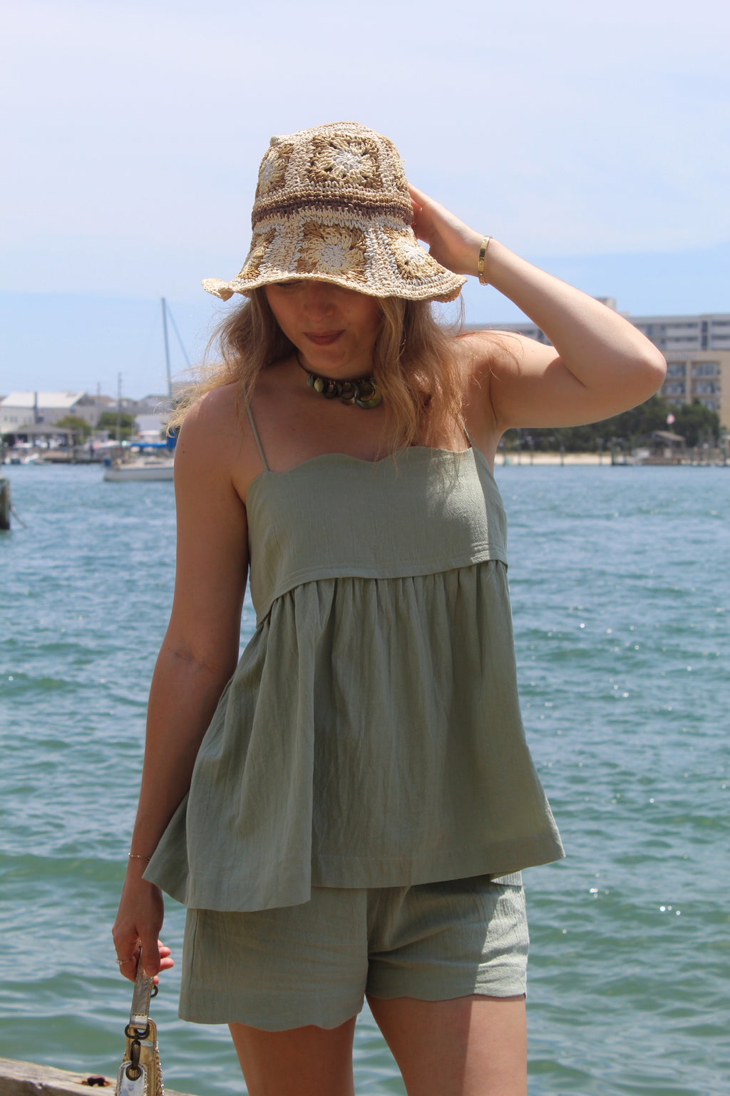 Seafoam Scallop Set