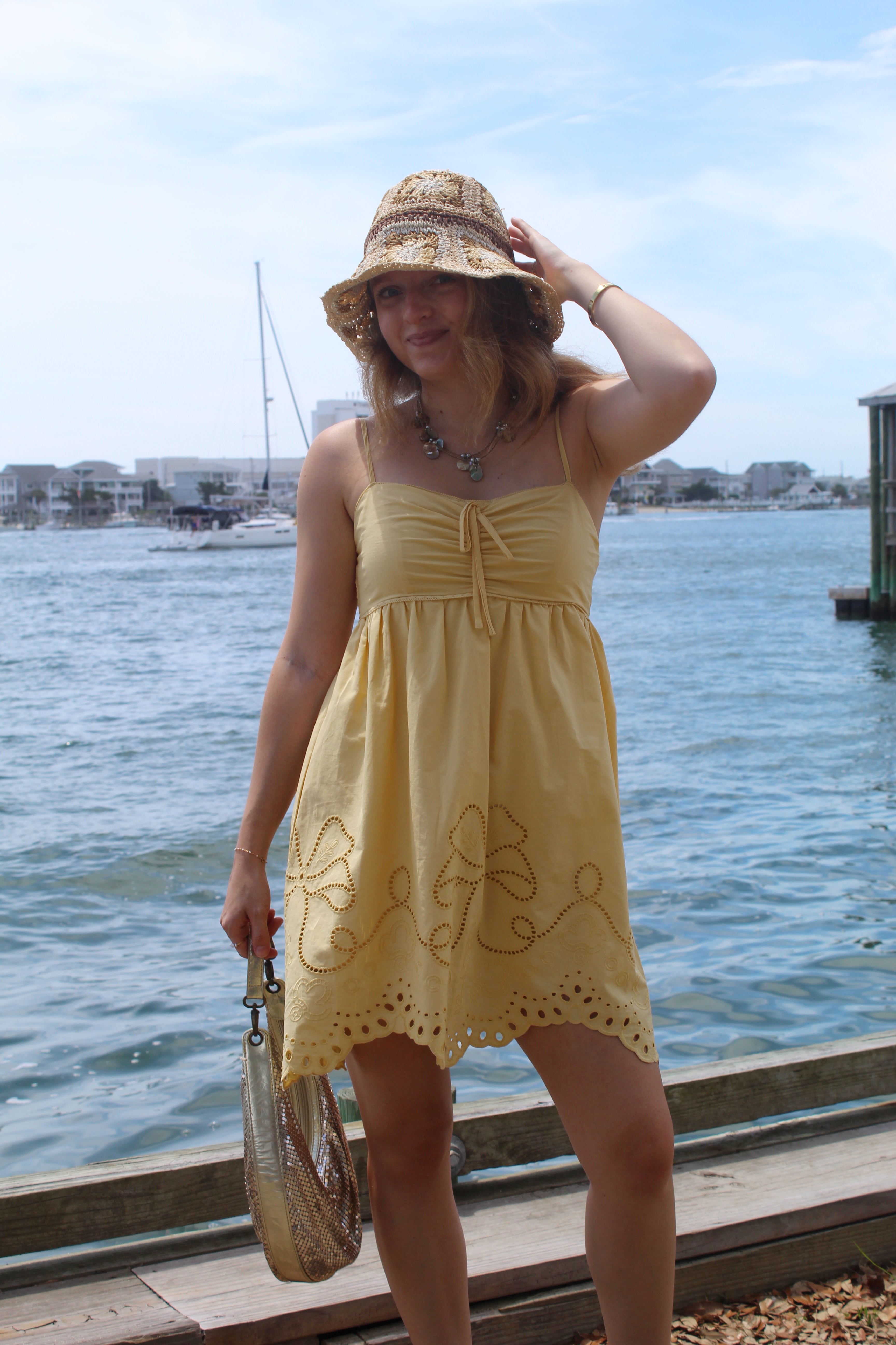 Honey Eyelet Dress
