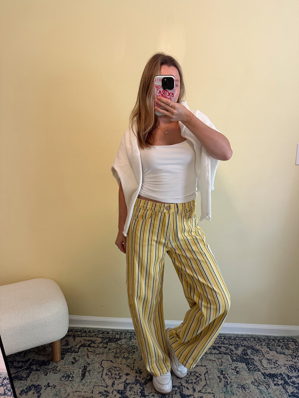 Sunwashed Stripe Jeans