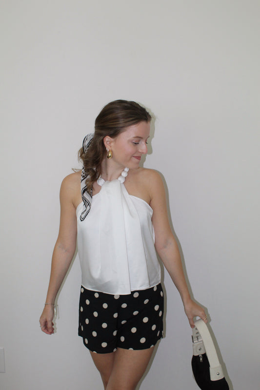 Pearl Tie Top