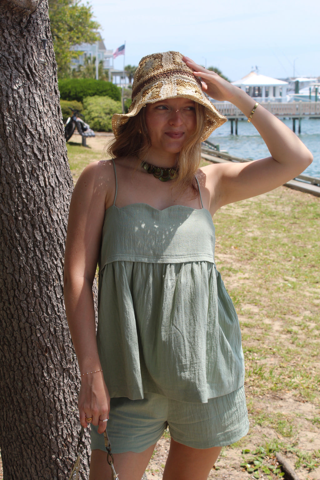 Seafoam Scallop Set