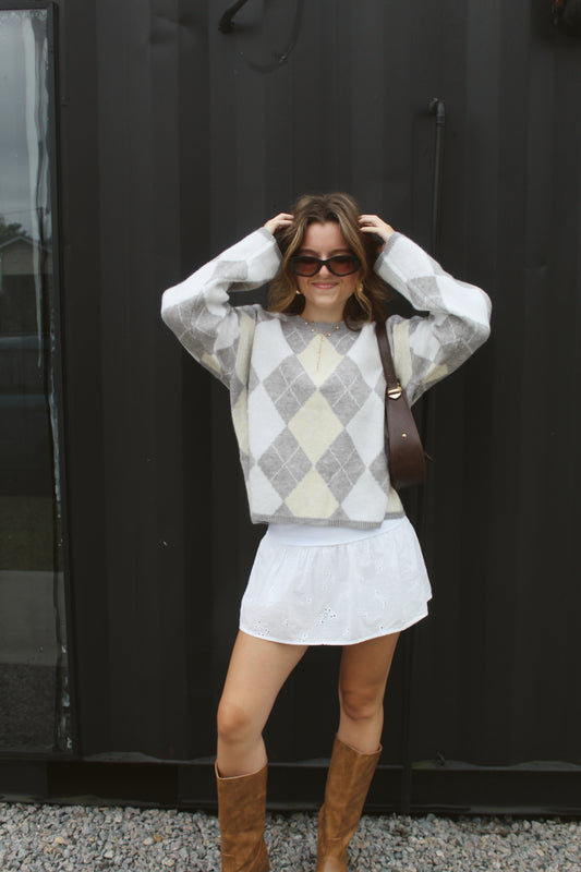 Vintage Scholar Sweater