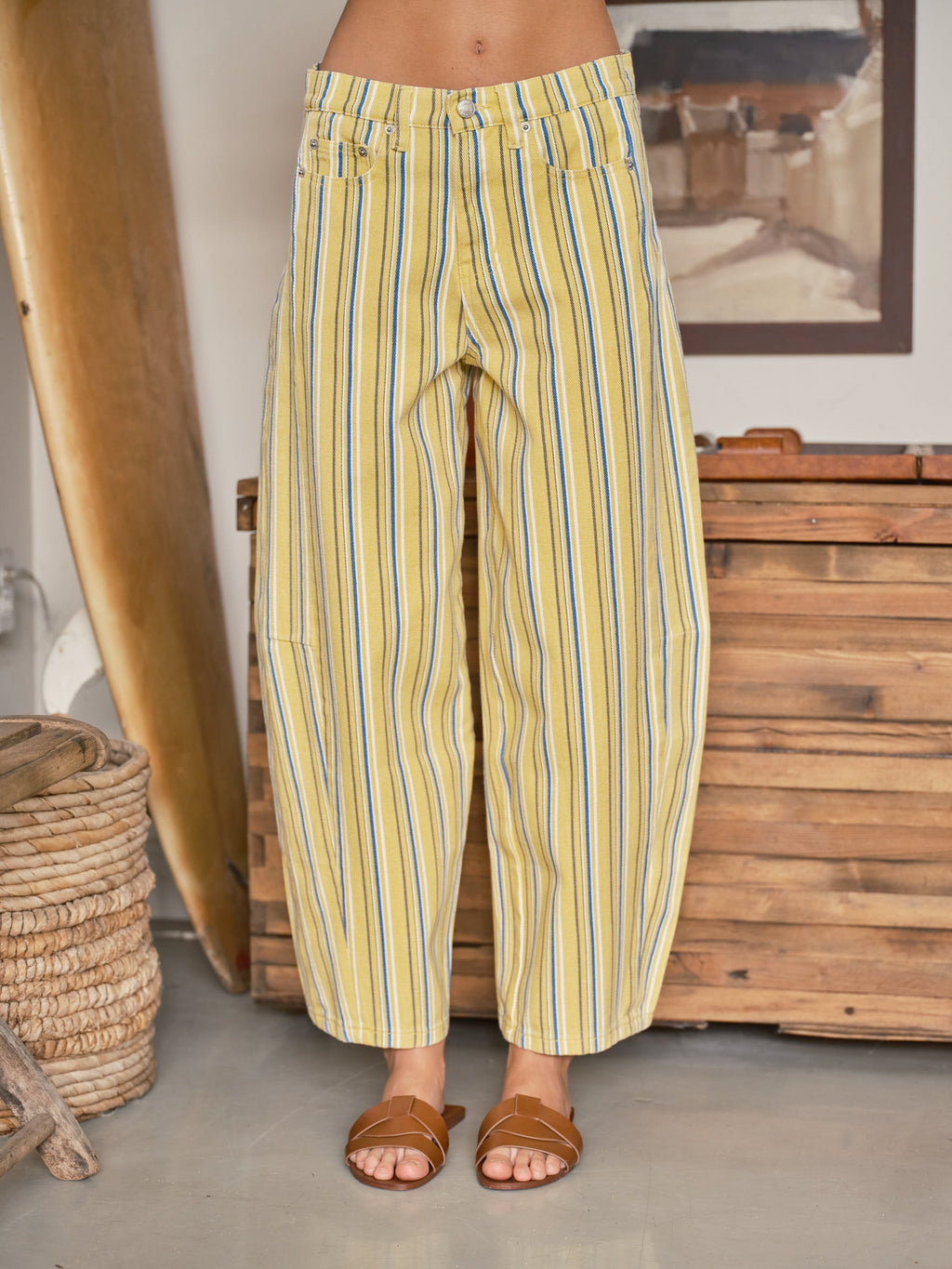 Sunwashed Stripe Jeans
